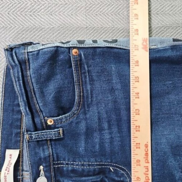 Levi's 502 Jean 20Reg Blue Tapered Leg Denim Tag 30x30 LEVI'S Spelled Out On Leg - Picture 14 of 16